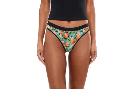 Женские стринги MeUndies UltraModal, персиковый принт