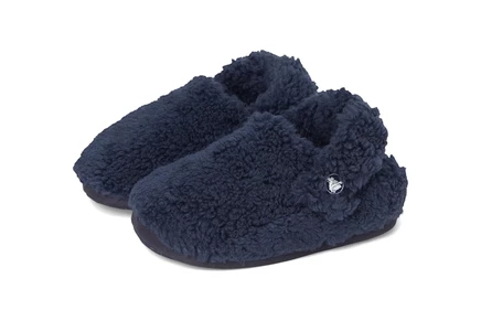 Детские тапочки Crocs Kids Classic Cozzzy, темно-синие