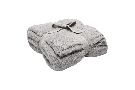 Плед Barefoot Dreams CozyChic, серый