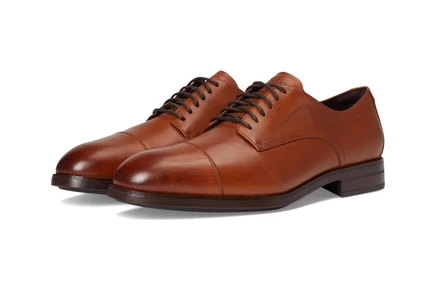 Мужские оксфорды Cole Haan Harmon Grand кожаные, темно-коричневые