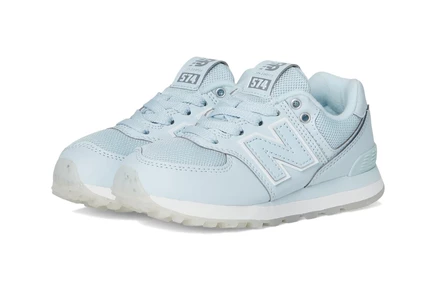 Детские кроссовки New Balance 574, серебристые