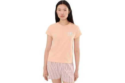 Salty Crew Flagship Fill Modern Tee apricot