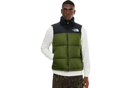 Мужская жилетка The North Face Nuptse, зеленая/черная
