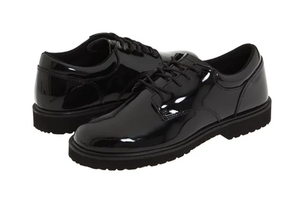 Мужские оксфорды Bates Footwear High Gloss Uniform, черные