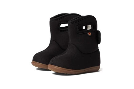 Унисекс сапоги Bogs Kids Baby Bogs II Solid, черно-мульти