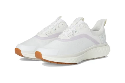 Женские кроссовки FootJoy FJ Quantum Golf Shoes cream/purple/blue