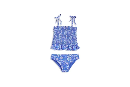 Купальник Vineyard Vines Kids Smocked Tankini Smocked Tankini (Toddler/Little Kids/Big Kids)