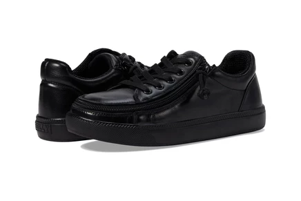 BILLY Footwear Kids Classic DR Low II (Little Kid/Big Kid) black leather 1