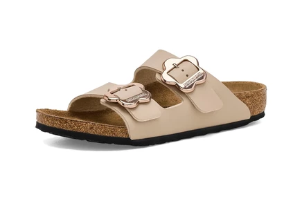 Сандалии для детей Birkenstock Arizona Flower, песочные