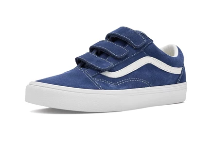 Унисекс кеды Vans Old Skool V замшевые, темно-индиго