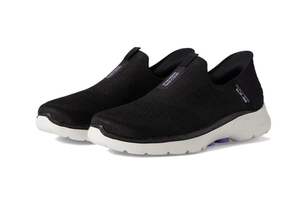 Женские кроссовки SKECHERS Performance Go Walk 6 Fabulous View Hands Free Slip-Ins black/lavender