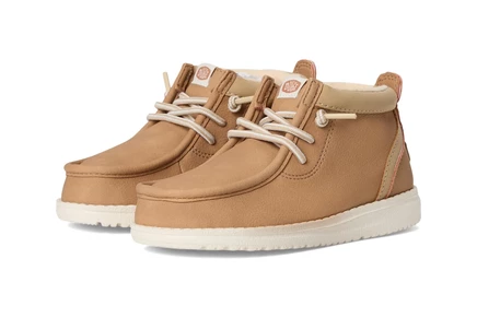 Ботинки Hey Dude Kids Wally Mid Classic (Little Kid/Big Kid)