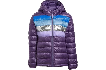 Детская куртка Primary Kids Stripe, легкая, фиолетовая