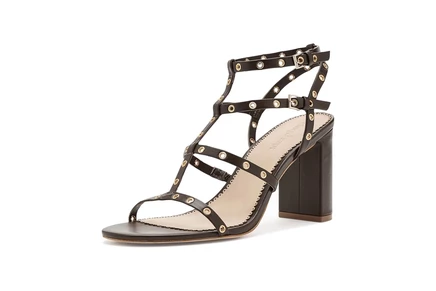 Туфли Cinq a Sept Maisie Strappy Grommet Block Heel Sandals