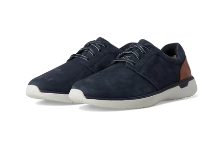 navy waterproof tumbled nubuck