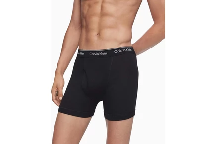 Мужские боксеры Calvin Klein, 3 шт., бело-черно-серые
