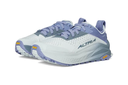Женские кроссовки Altra Olympus 6 трейловые, серо-голубые