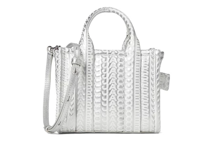 Женская сумка Marc Jacobs The Monogram Metallic Leather Crossbody Tote Bag
