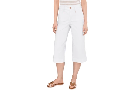 Джинсы NYDJ Petite Brigitte Wide Leg Capri Jeans