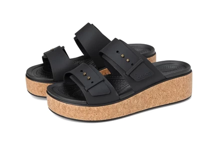 Сандалии Crocs Brooklyn Cork Buckle Sandals