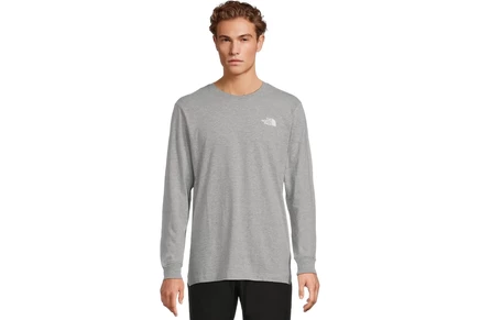 Мужская футболка The North Face L/S Box NSE, светло-серый