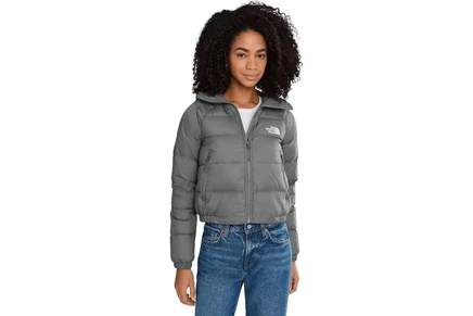 Женский пуховик The North Face Hydrenalite, серо-перламутровый