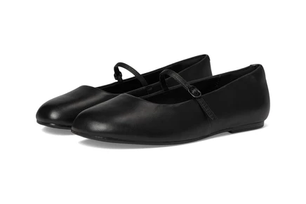 Женские балетки Clarks Livia Sky, черные кожаные