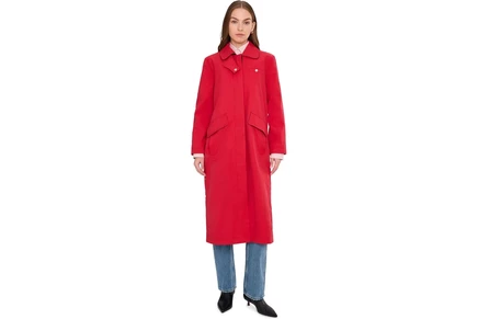 Женское пальто Avec Les Filles Long Barn Coat, томатное
