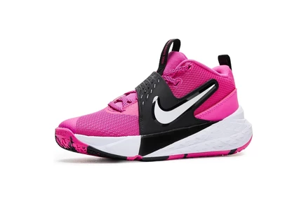 Кроссовки для детей Nike Team Hustle D 12, розово-белые/черные