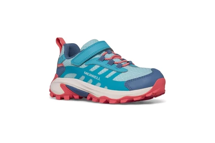 Детские кроссовки Merrell Moab Speed 2, бирюзово-коралловые