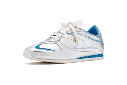 Женские кеды Birdies Speedbird Metal Leather, серебристые