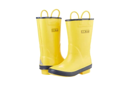 Детские сапоги L.L.Bean Puddle Stompers, ярко-желтые