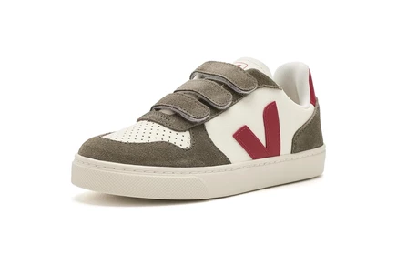 Детские кроссовки VEJA Kids Small V-10, черно-хаки