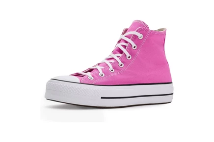 Женские высокие кеды Converse Chuck Taylor All Star Lift Platform, орхидея/белые/черные