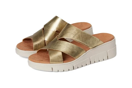 VIONIC Uptown Sunset gold leather