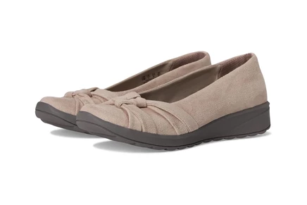 Женские лоферы LifeStride Glamour Ballerina, серо-коричневые