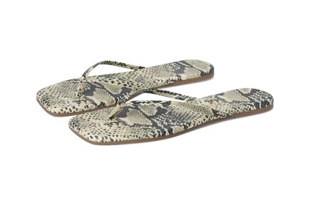 Сандалии TKEES Square Toe Exotics