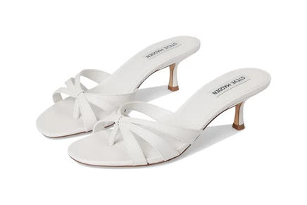 Steve Madden Cary white leather