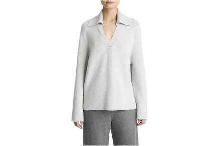 Свитер Vince Oversized Wool Cash Polo