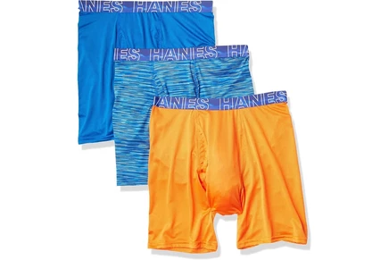 Hanes X-Temp 4-Way Performance Stretch Mesh Boxer Brief (Color / Pattern may Vary) assorted-3