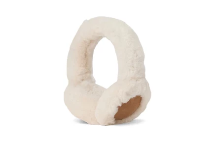 Унисекс наушники-муфты UGG беспроводные из овчины, каштановые