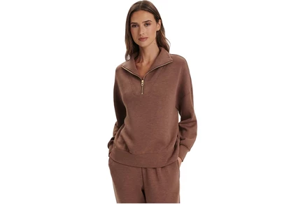 Женский свитшот Varley Hawley 1/2 Zip Sweater