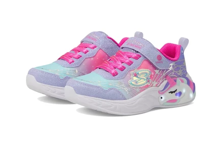 Женские кроссовки SKECHERS KIDS Unicorn Dreams 302299L (Little Kid/Big Kid) lavender/hot pink