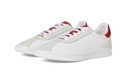 Женские кроссовки Cole Haan Grand Crosscourt Brynn Sneakers white/silver birchsuede/rio red/white