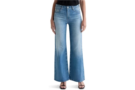 Джинсы AG Jeans Saige Mid Rise Wide Leg In 18 Years Bisou