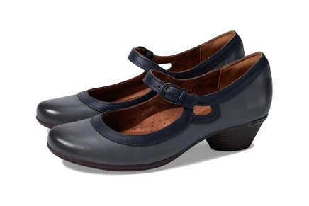Cobb Hill Laurel Mary Jane blue leather