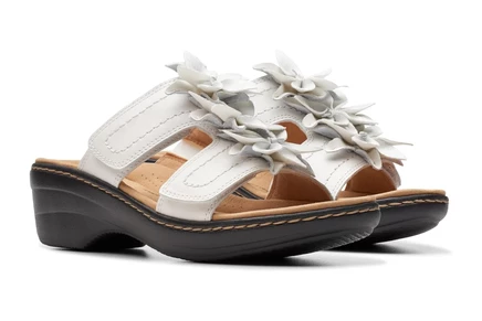 Clarks Merliah Raelyn white leather