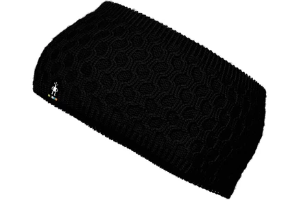 Унисекс повязка Smartwool с флисовой подкладкой, черная
