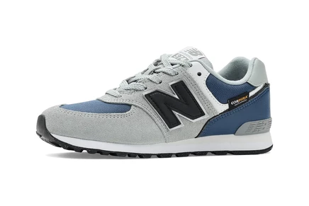 New Balance Kids 574v1 (Big Kid) lone star grey/vintage indigo