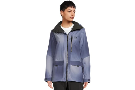 Парка Mountain Hardwear Firefall Insulated с принтом лазуритовых сумерек 